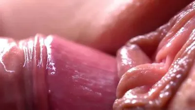 Macro creampie extremely close-up video porn